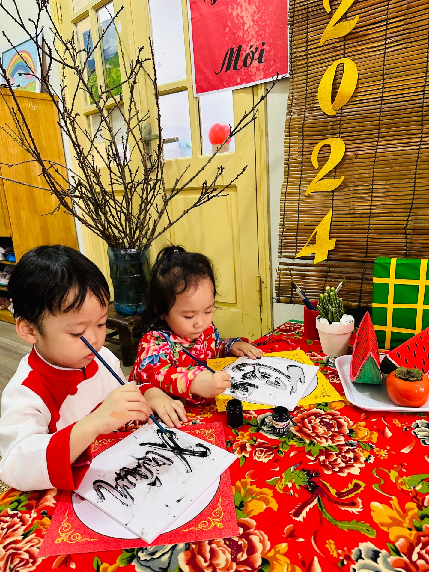 Sôi nổi hoạt động trải nghiệm Tết cổ truyền trong trường học - ảnh 6