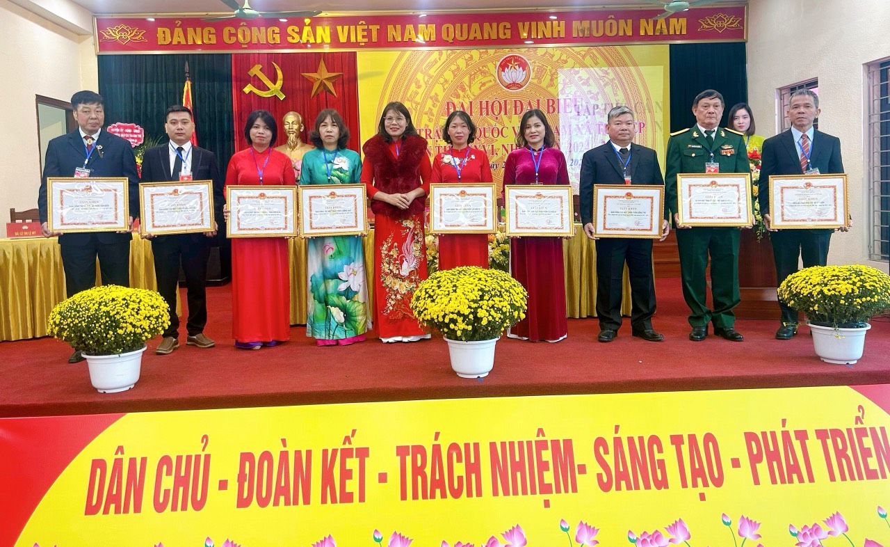 Tổ chức thành công Đại hội Đại biểu Mặt trận tổ quốc Việt Nam xã Tứ Hiệp lần thứ XXVI - ảnh 1