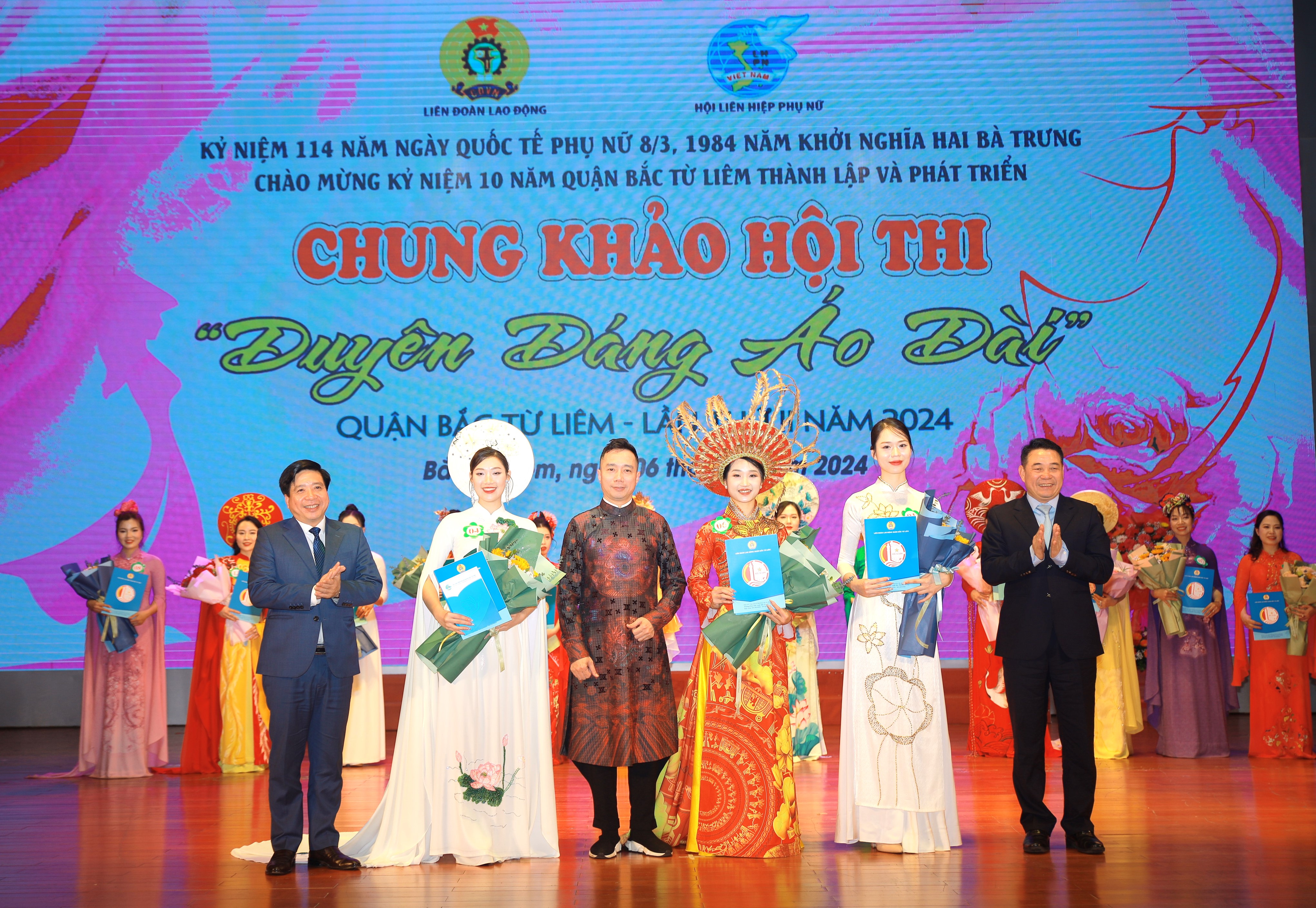 Sôi nổi tranh tài trong hội thi “Duyên dáng áo dài” năm 2024 - ảnh 4