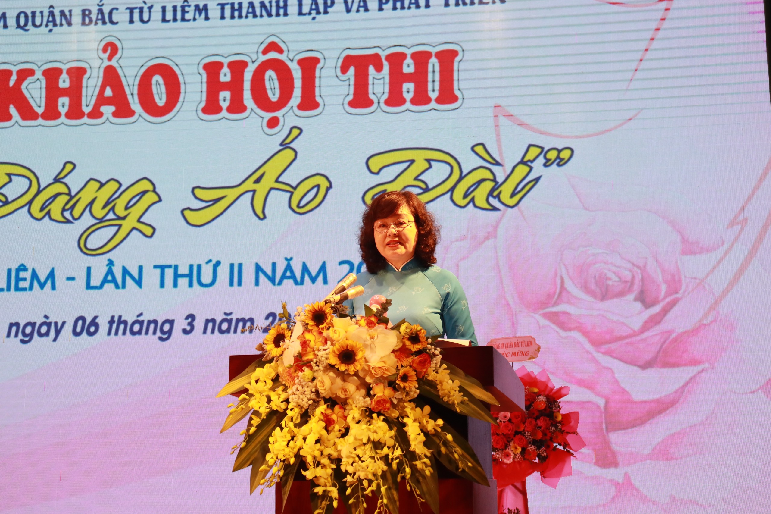 Sôi nổi tranh tài trong hội thi “Duyên dáng áo dài” năm 2024 - ảnh 1