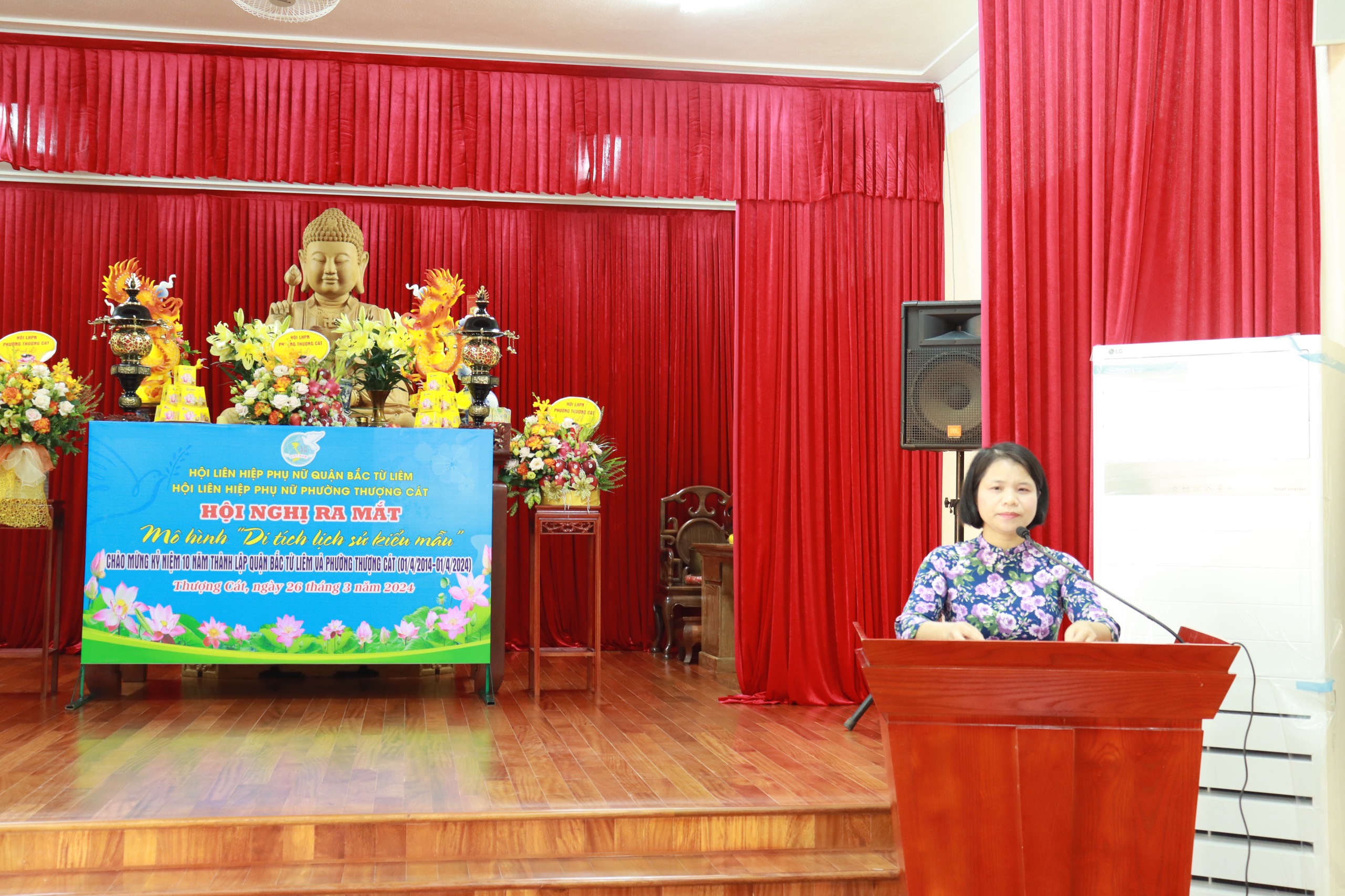 Hội LHPN quận Bắc Từ Liêm: Ra mắt mô hình “Di tích lịch sử kiểu mẫu” tại chùa Sùng Phúc - ảnh 2