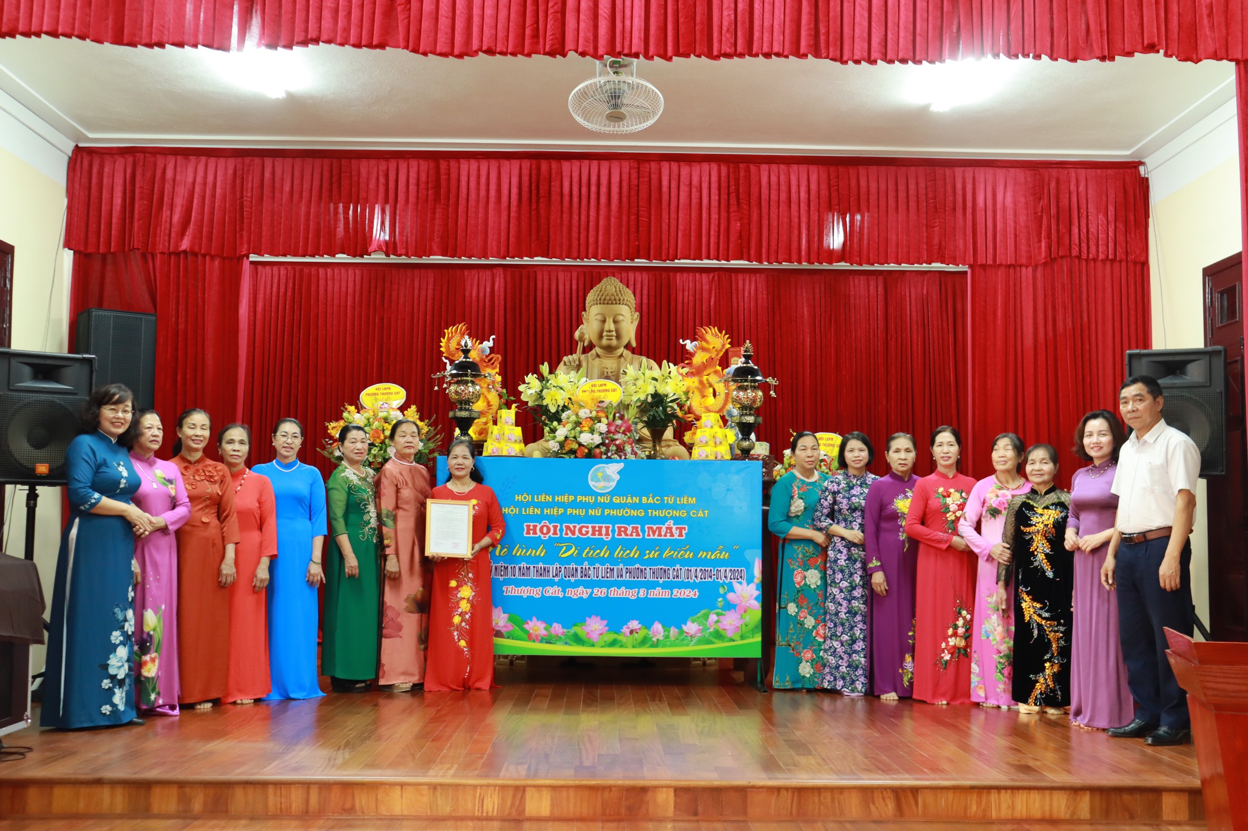 Hội LHPN quận Bắc Từ Liêm: Ra mắt mô hình “Di tích lịch sử kiểu mẫu” tại chùa Sùng Phúc - ảnh 3