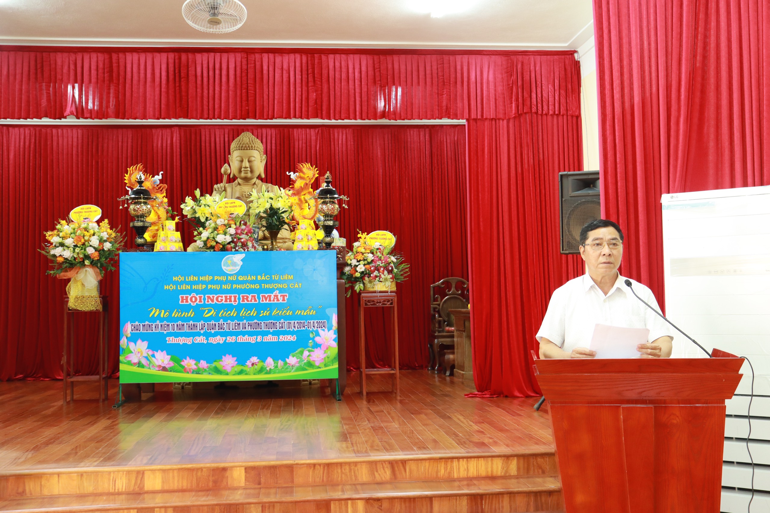 Hội LHPN quận Bắc Từ Liêm: Ra mắt mô hình “Di tích lịch sử kiểu mẫu” tại chùa Sùng Phúc - ảnh 4