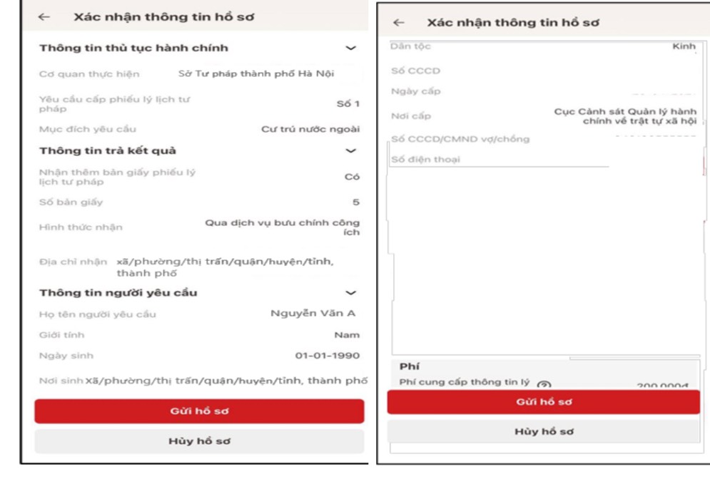 Sở Tư pháp Hà Nội hướng dẫn người dân đăng ký cấp phiếu lý lịch tư pháp trên VNeID - ảnh 10