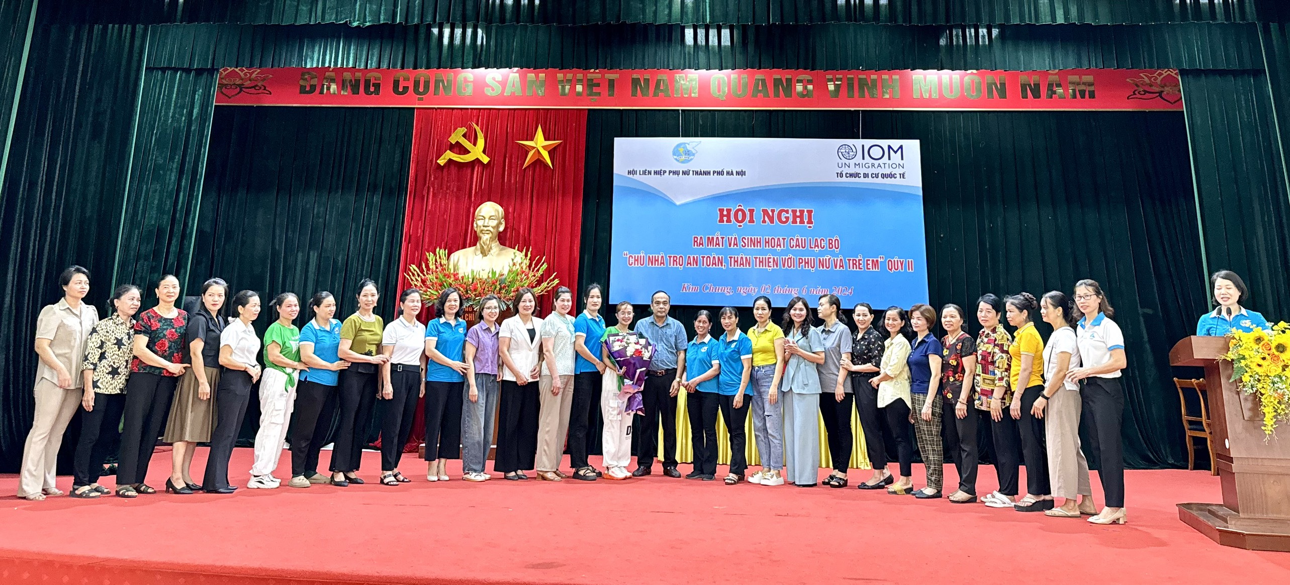 Ra mắt Câu lạc bộ “Chủ nhà trọ an toàn, thân thiện với phụ nữ và trẻ em” tại xã Kim Chung, huyện Đông Anh - ảnh 4