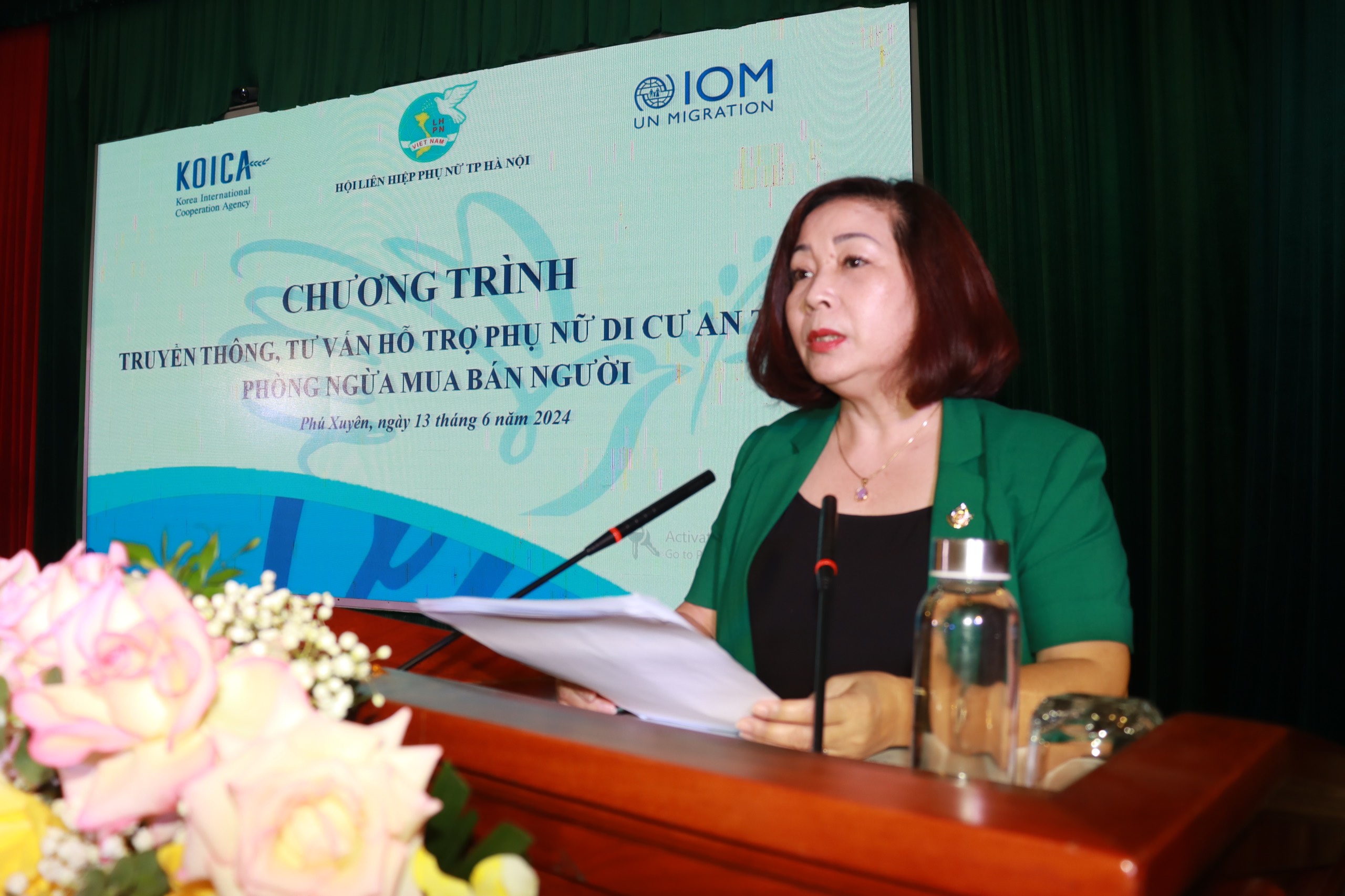 Hội LHPN Hà Nội: Truyền thông, tư vấn hỗ trợ di cư an toàn, phòng ngừa mua bán người - ảnh 2