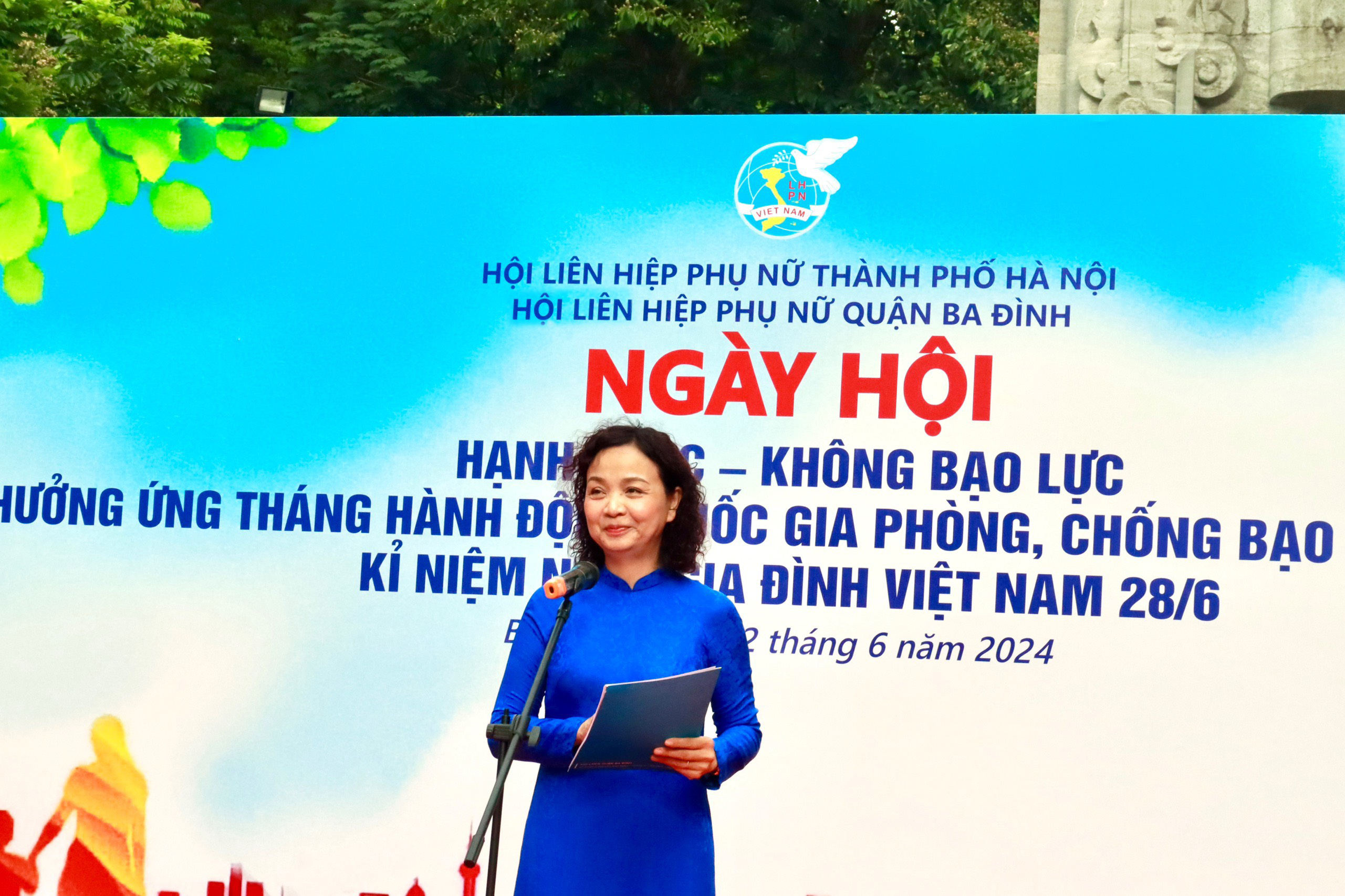 Ý nghĩa ngày hội “Gia đình hạnh phúc, không bạo lực” quận Ba Đình - ảnh 2