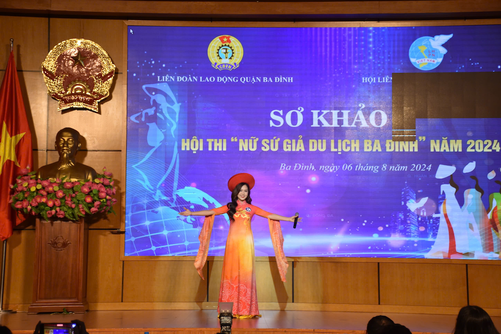14 thí sinh xuất sắc sẽ tranh tài tại vòng chung khảo Cuộc thi “Nữ sứ giả du lịch Ba Đình” năm 2024 - ảnh 7