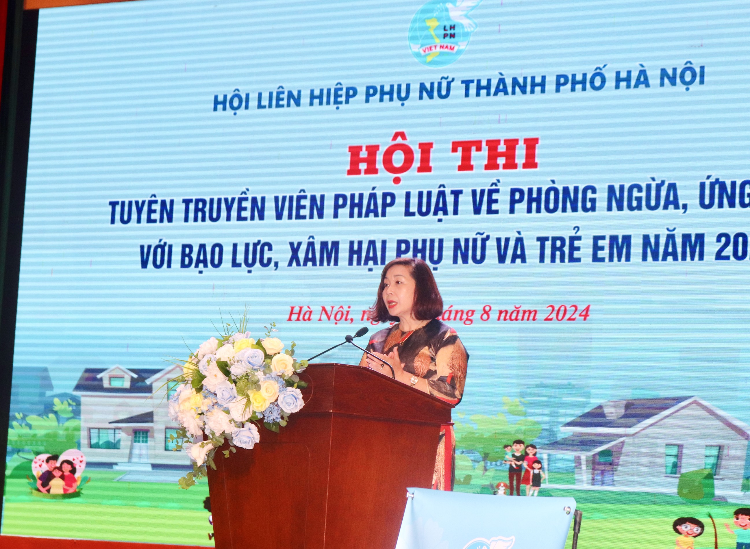 Sân khấu hoá truyền thông pháp luật về phòng ngừa, ứng phó với bạo lực, xâm hại phụ nữ và trẻ em - ảnh 1