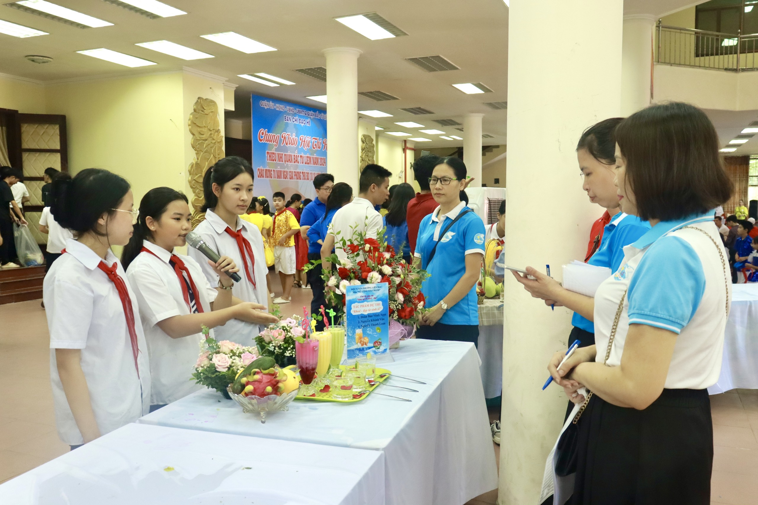 Sôi nổi Hội thi hè thiếu nhi Bắc Từ Liêm - ảnh 11