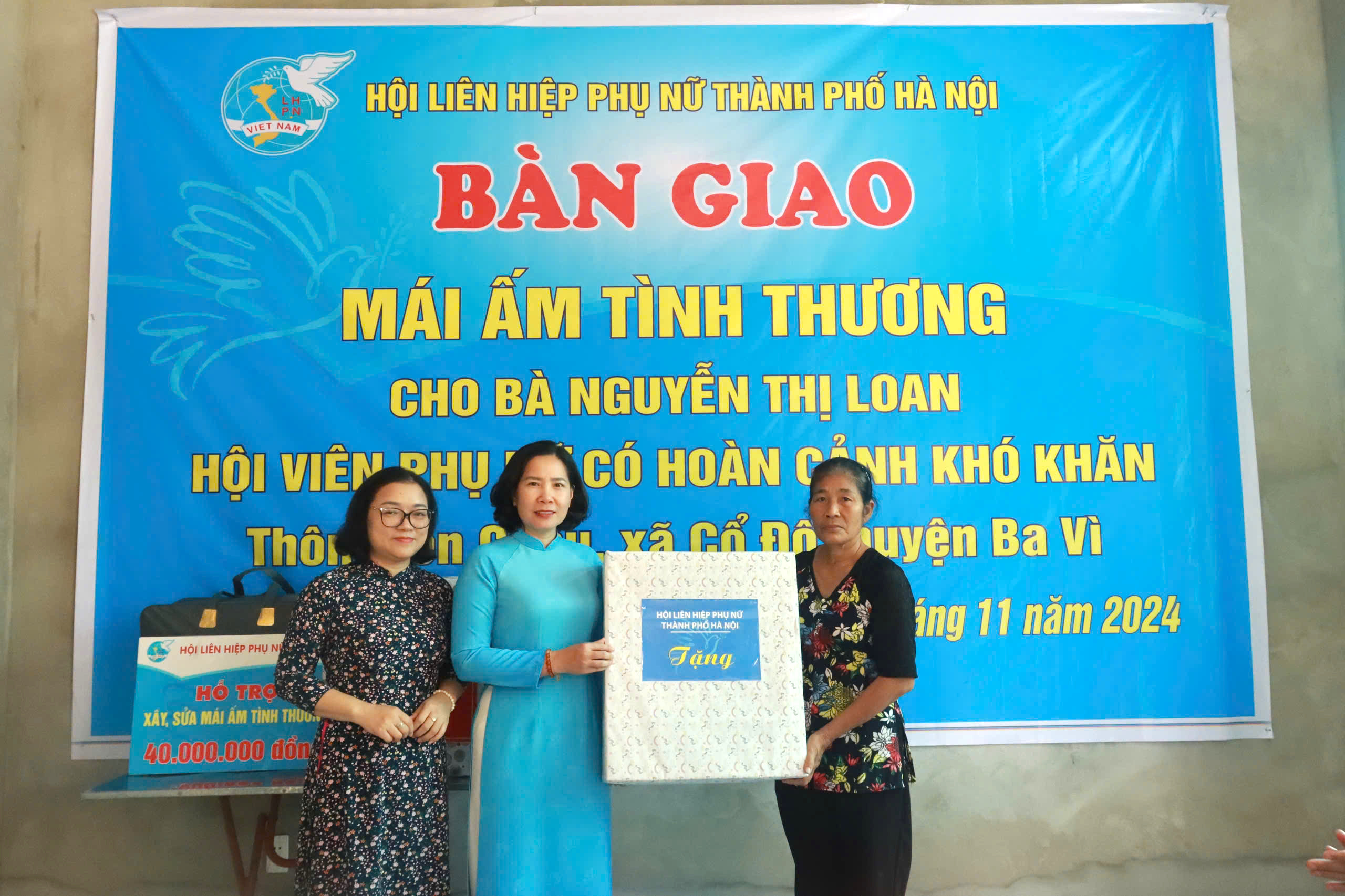 Mái ấm khang trang cho gia đình hội viên có hoàn cảnh khó khăn huyện Ba Vì - ảnh 3