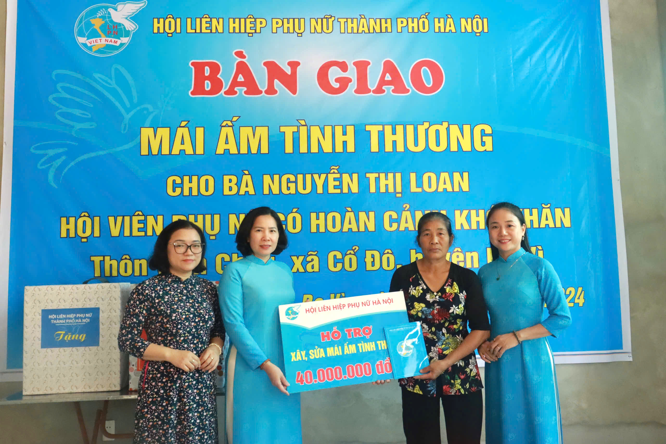 Mái ấm khang trang cho gia đình hội viên có hoàn cảnh khó khăn huyện Ba Vì - ảnh 2