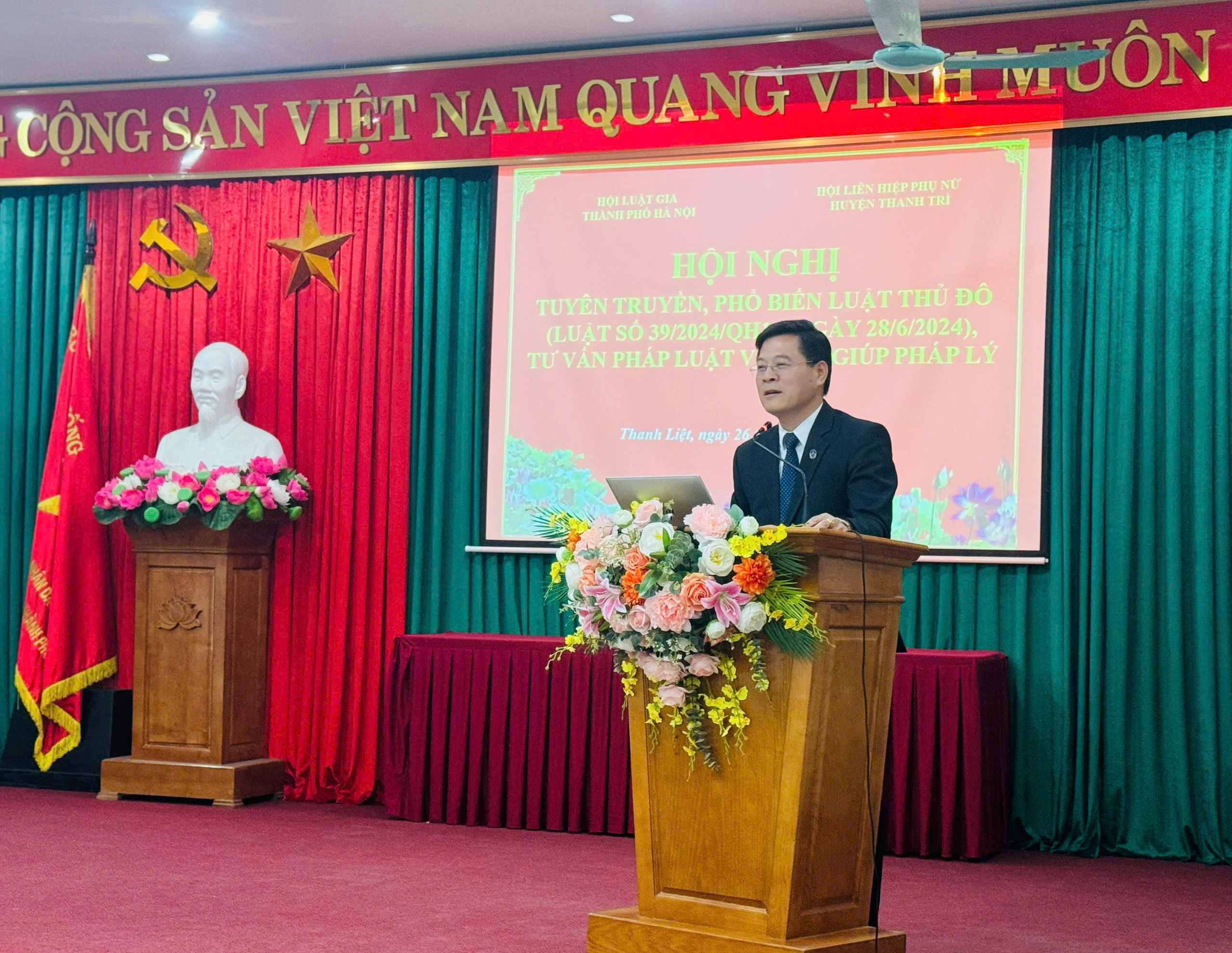 Hội LHPN huyện Thanh Trì tuyên truyền, phổ biến Luật Thủ đô năm 2024 - ảnh 3