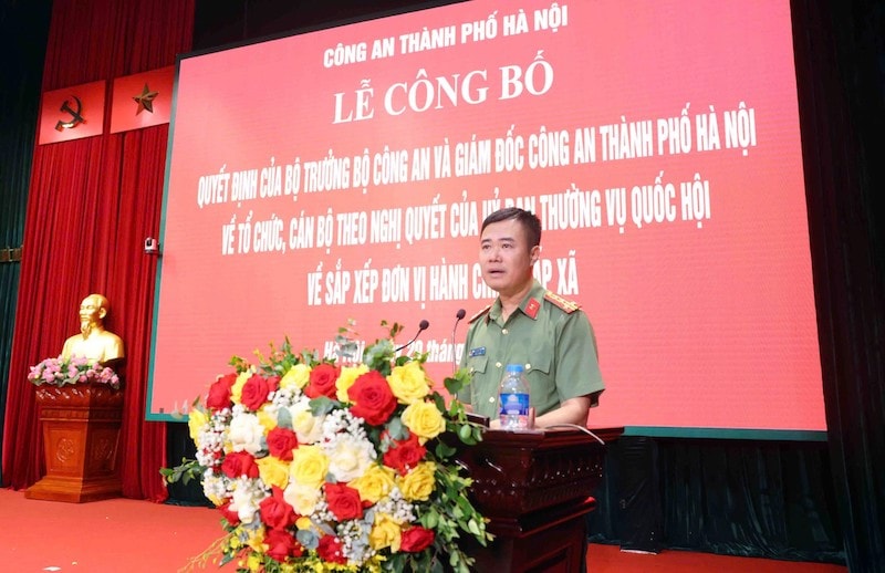 Công an thành phố Hà Nội công bố 126 Trưởng, Phó Công an phường, xã theo mô hình tổ chức mới - ảnh 4