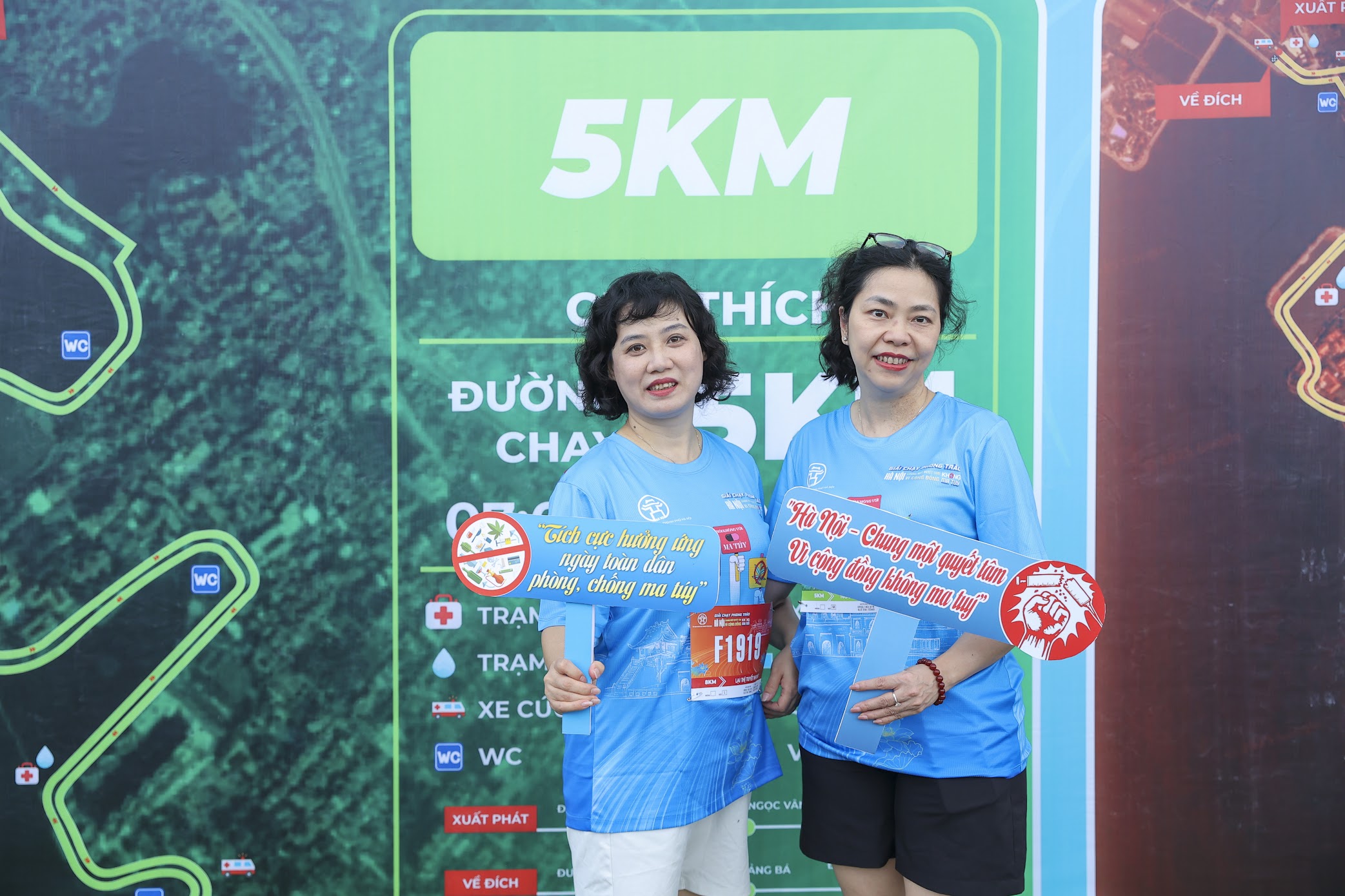 Hà Nội tổ chức Giải chạy phong trào “Chung một quyết tâm - Vì cộng đồng không ma túy” - ảnh 14