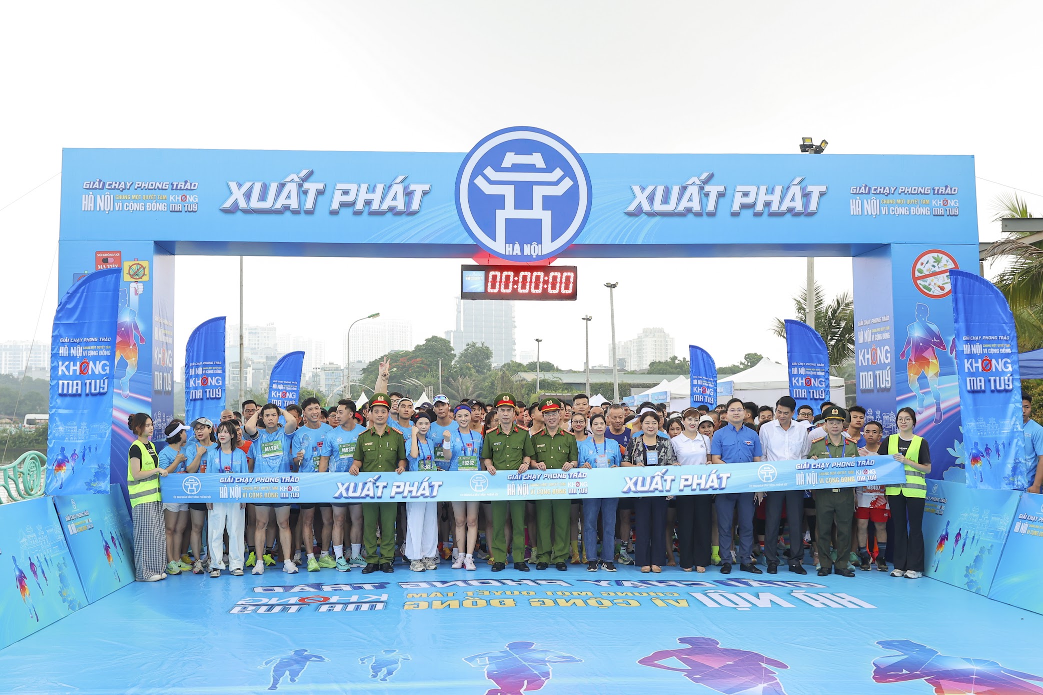 Hà Nội tổ chức Giải chạy phong trào “Chung một quyết tâm - Vì cộng đồng không ma túy” - ảnh 7