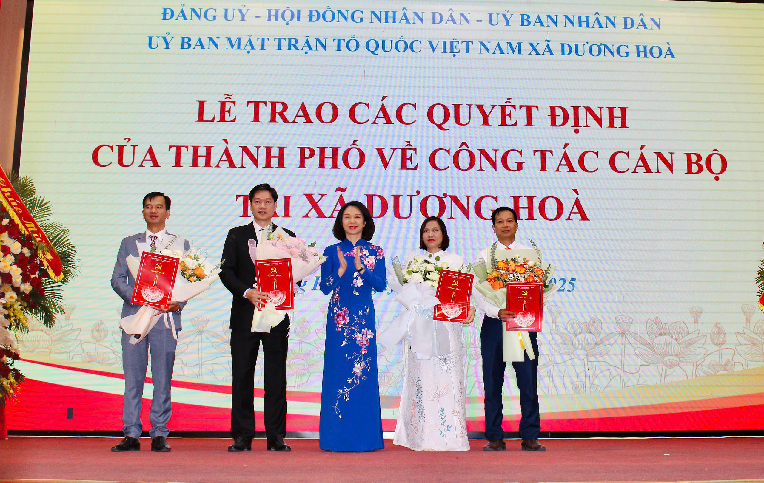 Công bố Quyết định thành lập 4 xã: Hoài Đức, Dương Hoà, An Khánh, Sơn Đồng - ảnh 7