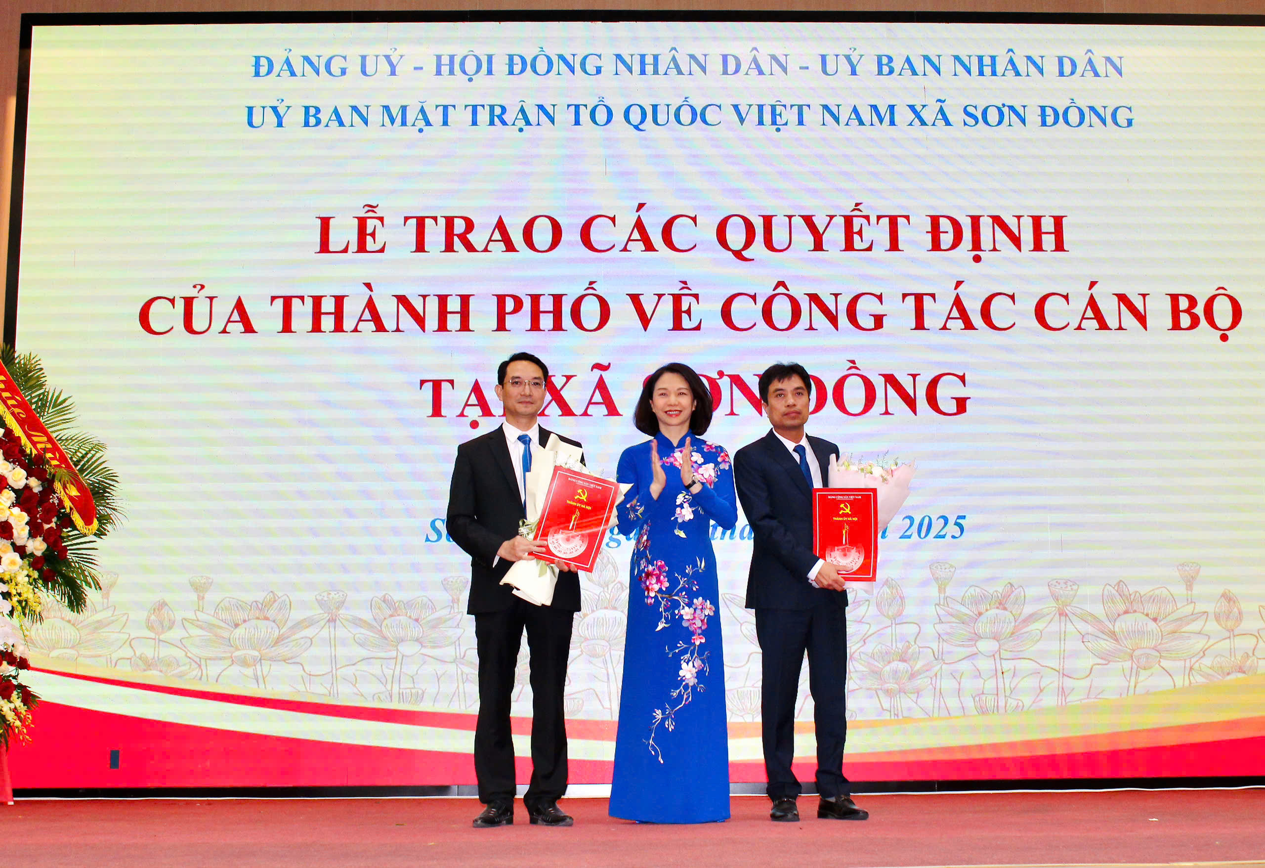 Công bố Quyết định thành lập 4 xã: Hoài Đức, Dương Hoà, An Khánh, Sơn Đồng - ảnh 14