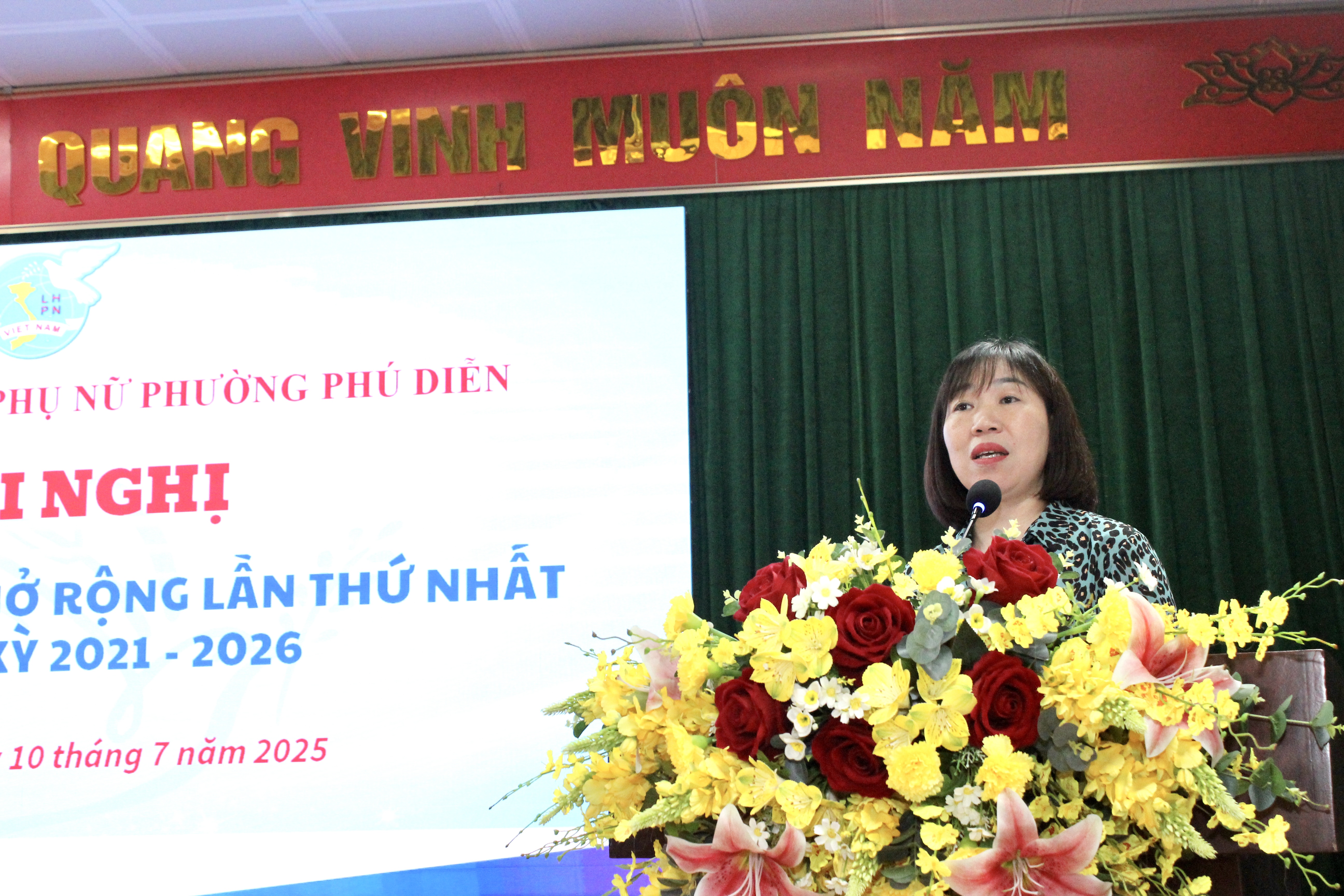 Hội LHPN phường Phú Diễn công bố các quyết định thành lập Hội LHPN phường - ảnh 5