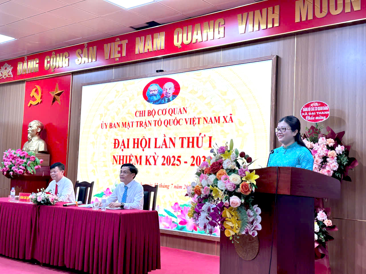 Xã Đại Thanh tổ chức Đại hội Chi bộ cơ quan MTTQ Việt Nam lần thứ I, nhiệm kỳ 2025-2030 - ảnh 2