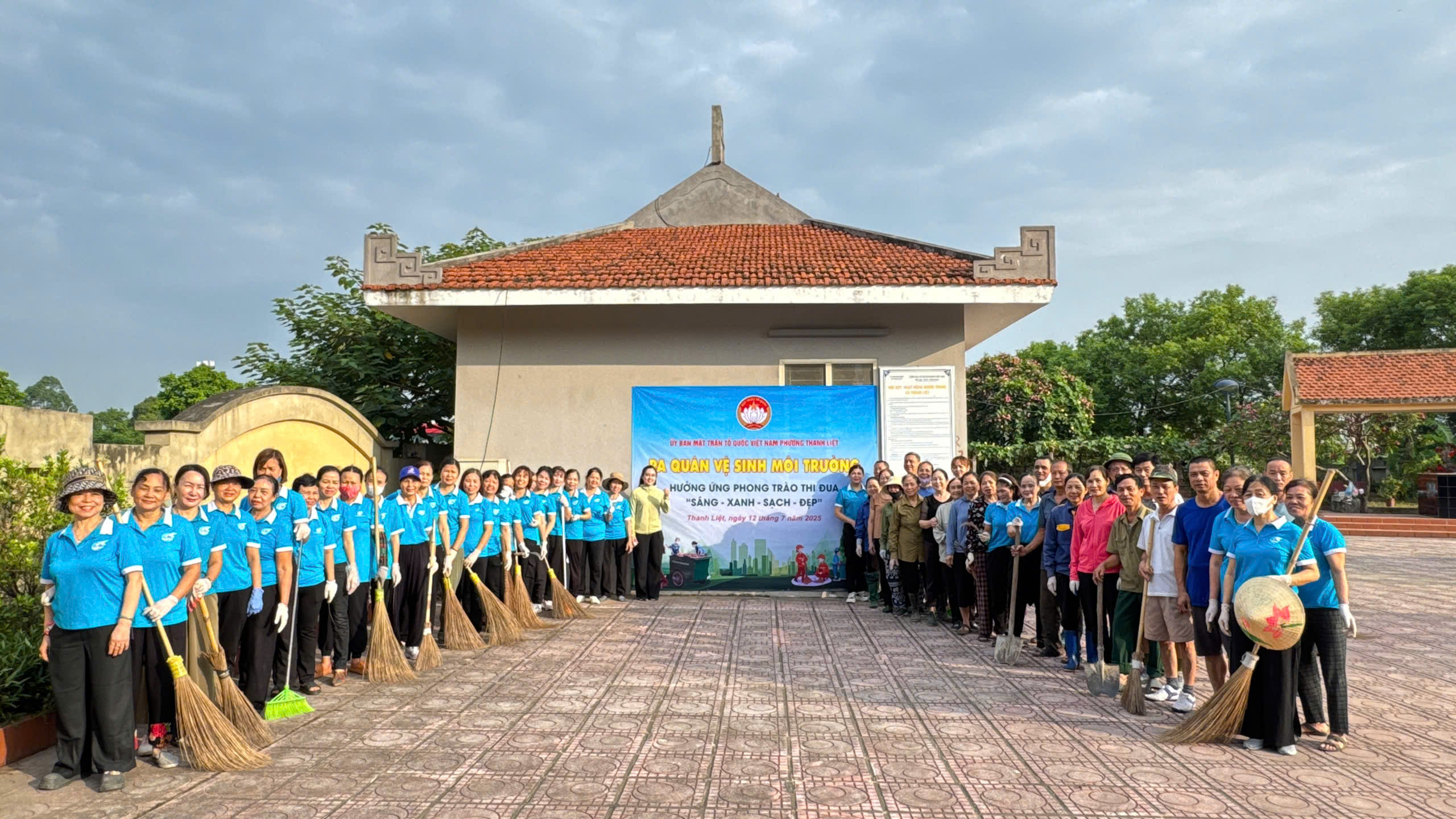 Phường Thanh Liệt chung tay bảo vệ môi trường, xây dựng không gian xanh - ảnh 2