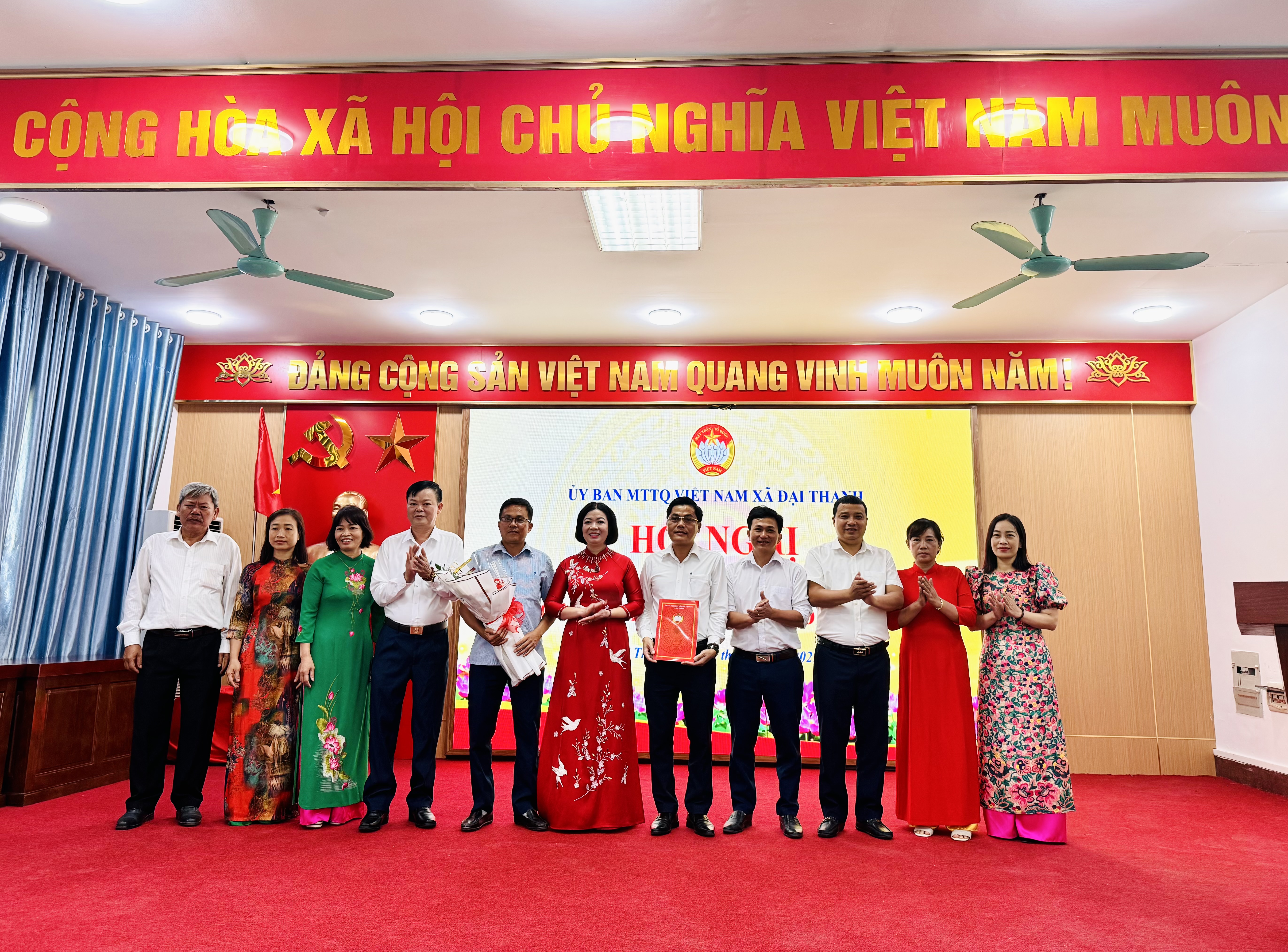 Xã Đại Thanh công bố Quyết định về công tác cán bộ các ngành đoàn thể - ảnh 3