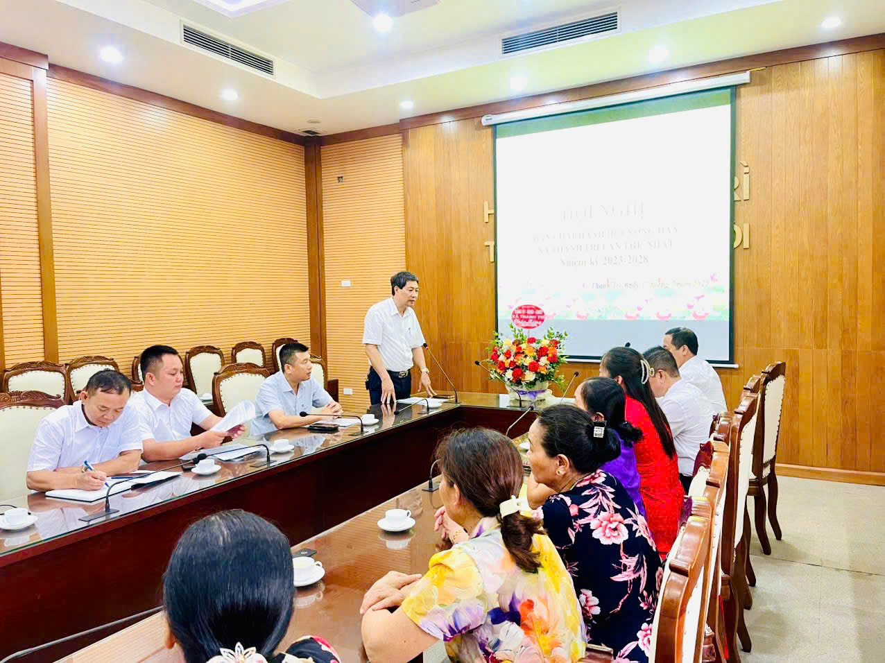 Hội Nông dân xã Thanh Trì tổ chức Hội nghị lần thứ nhất nhiệm kỳ 2023-2028 - ảnh 1