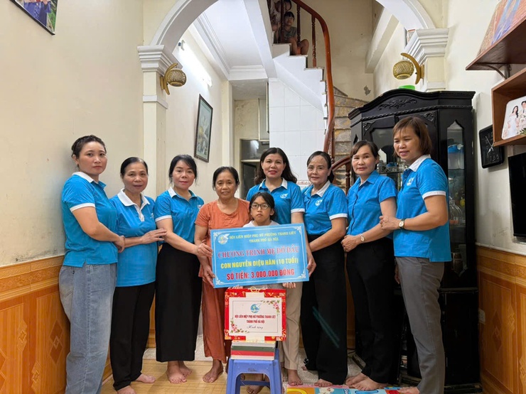 Hội LHPN phường Thanh Liệt lan toả chương trình “Mẹ đỡ đầu” - ảnh 1