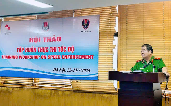 Hà Nội: Tập huấn nâng cao năng lực thực thi pháp luật cho lực lượng cảnh sát giao thông - ảnh 2