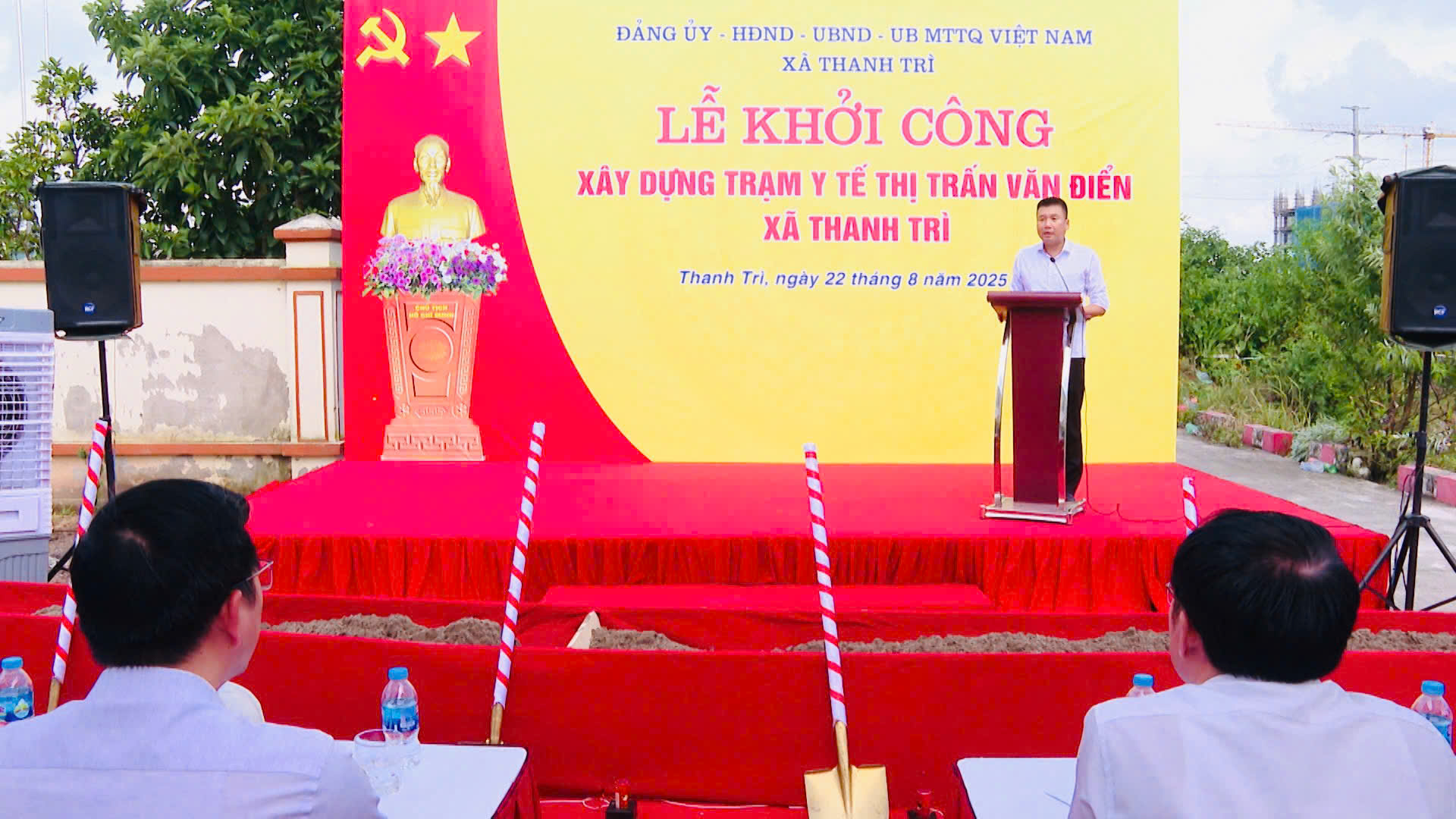 Xã Thanh Trì khởi công xây dựng Trạm Y tế thị trấn Văn Điển - ảnh 2