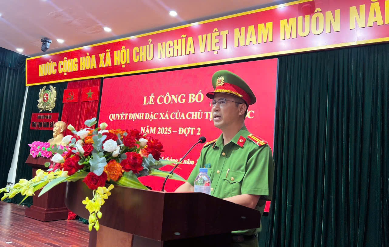 Công an Hà Nội công bố quyết định đặc xá đợt 2 năm 2025 - ảnh 1