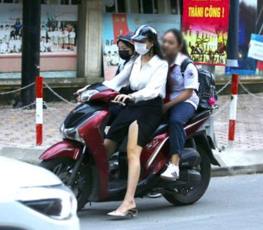 Công an TP Hà Nội mở cao điểm xử lý phụ huynh, học sinh vi phạm giao thông - ảnh 1