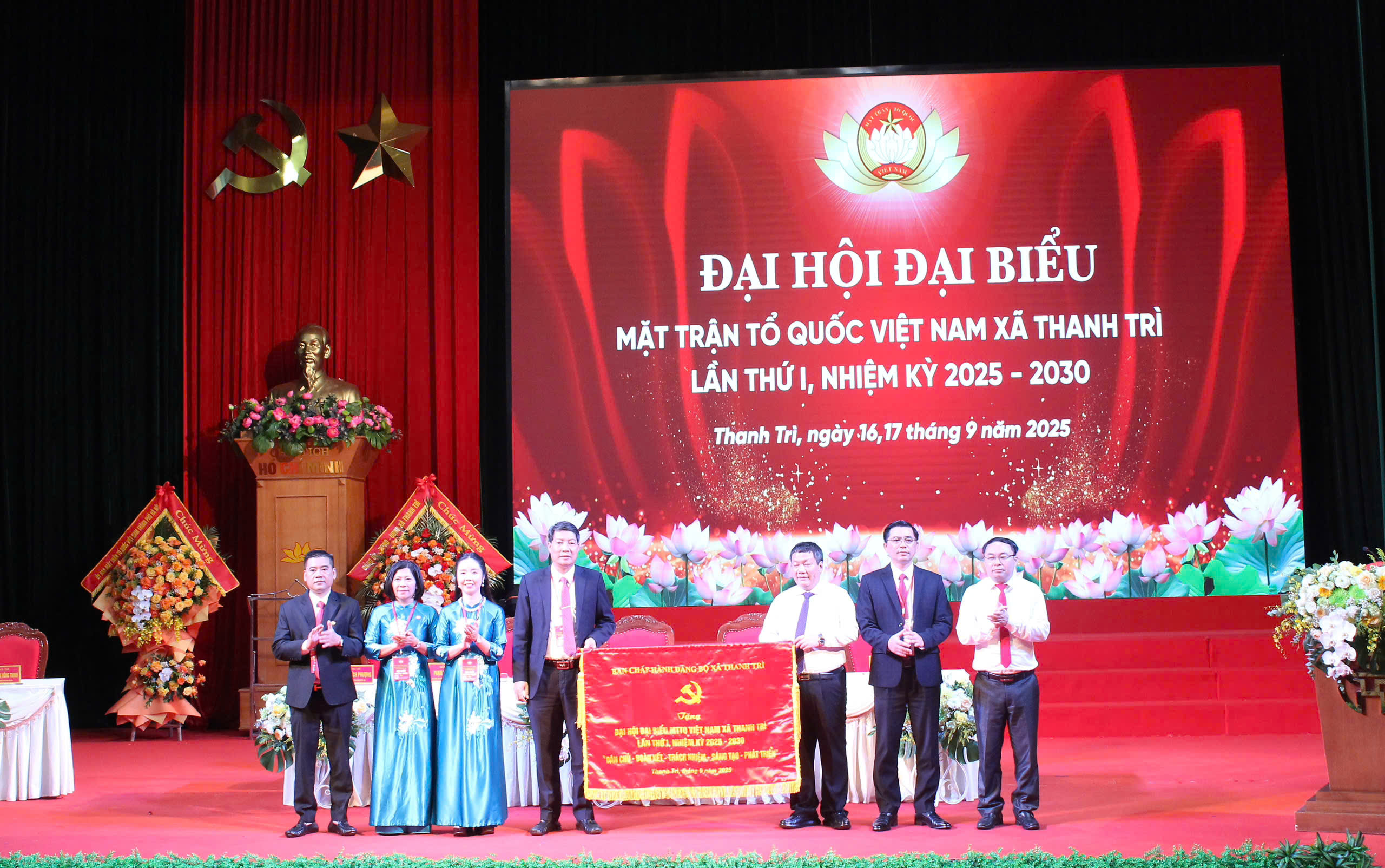 Đại hội Đại biểu Uỷ ban MTTQ Việt Nam xã Thanh Trì lần thứ Nhất nhiệm kỳ 2025-2030 thành công tốt đẹp - ảnh 6