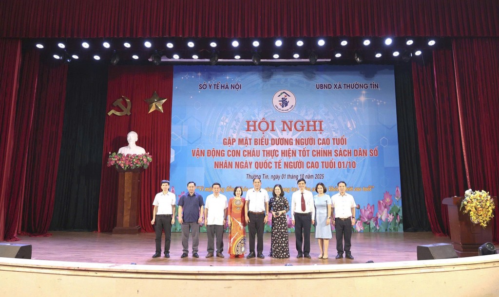 Xã Thường Tín: Biểu dương 100 người cao tuổi tiêu biểu, gương mẫu - ảnh 1