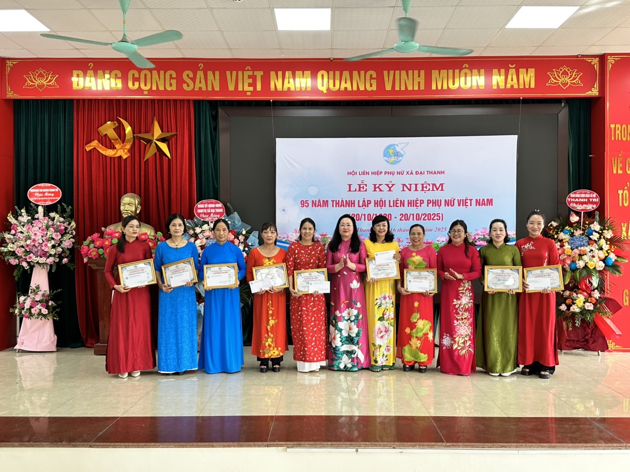 Xã Đại Thanh sôi nổi hoạt động chào mừng 95 năm Phụ nữ Việt Nam 20/10 - ảnh 7