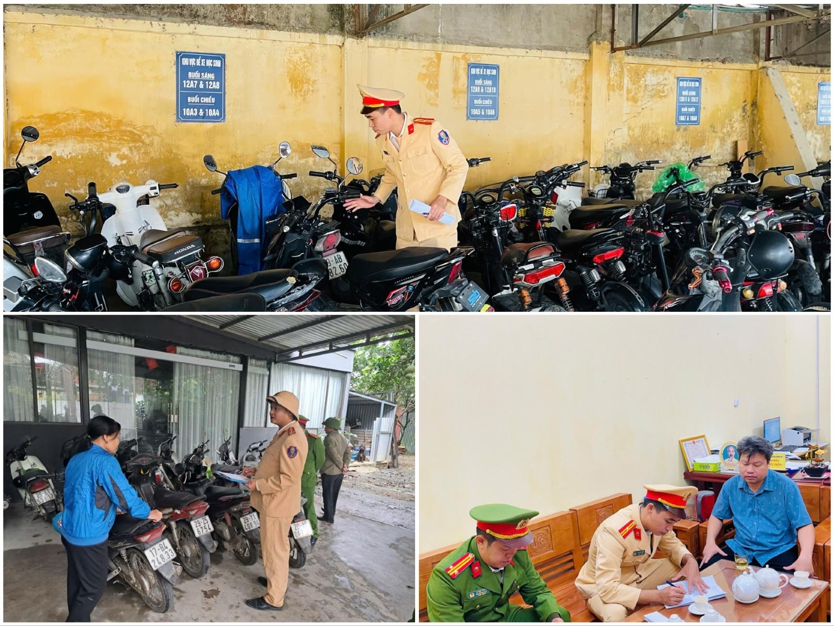 Hà Nội: Đồng loạt kiểm tra việc chấp hành pháp luật về trật tự an toàn giao thông của học sinh - ảnh 4