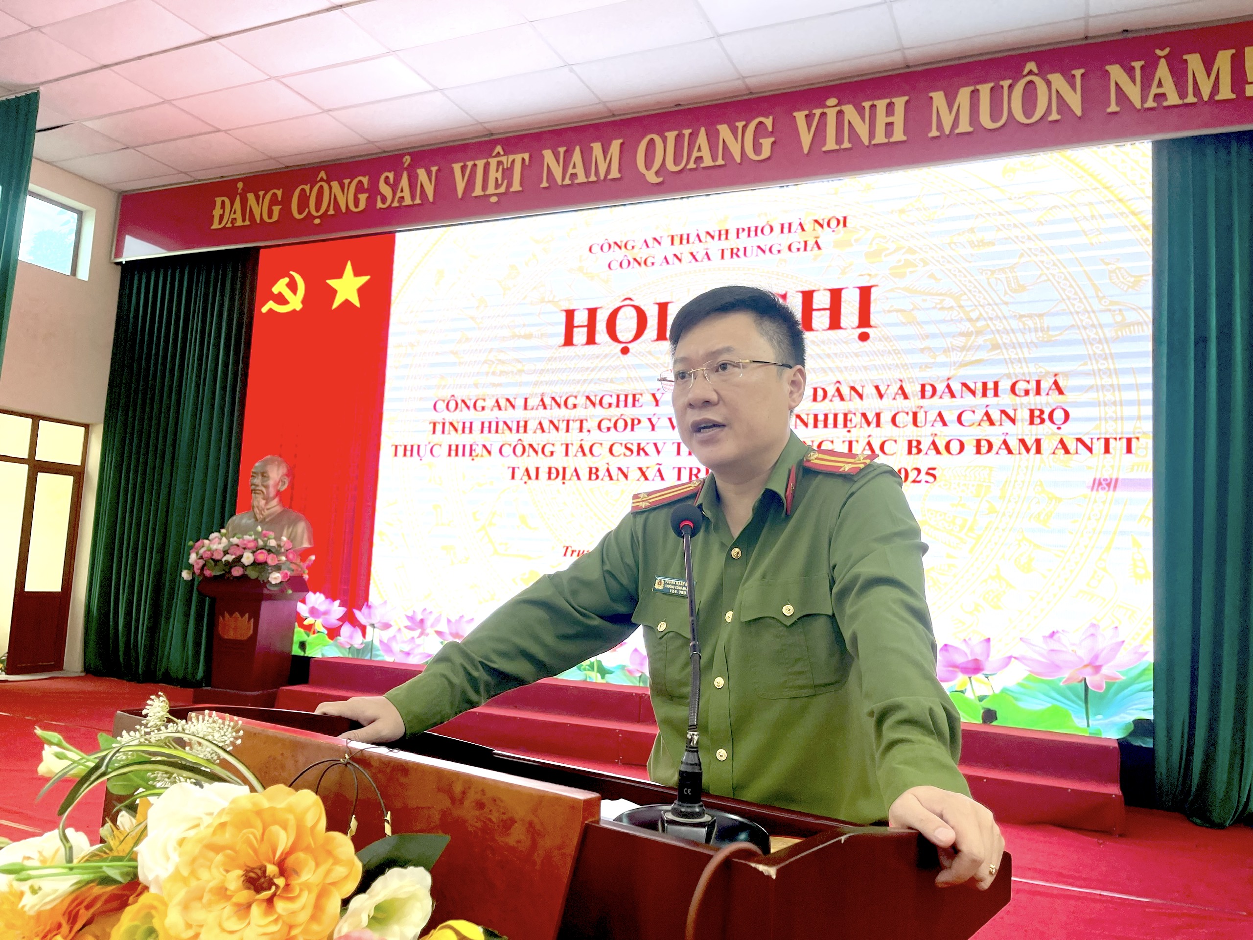 Công an xã Trung Giã: Gần dân, sát dân, lắng nghe ý kiến của nhân dân - ảnh 2