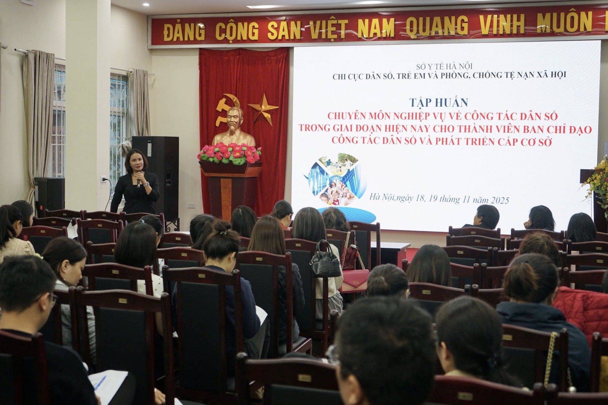 Hà Nội tập huấn chuyên môn nghiệp vụ cho Ban chỉ đạo công tác Dân số và Phát triển cấp cơ sở - ảnh 1