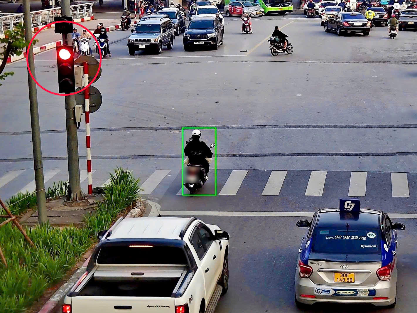  Camera AI phát hiện 393 trường hợp vi phạm trật tự an toàn giao thông - ảnh 3