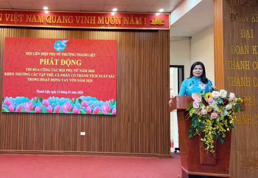 Hội LHPN phường Thanh Liệt ký giao ước thi đua năm 2026 - ảnh 1