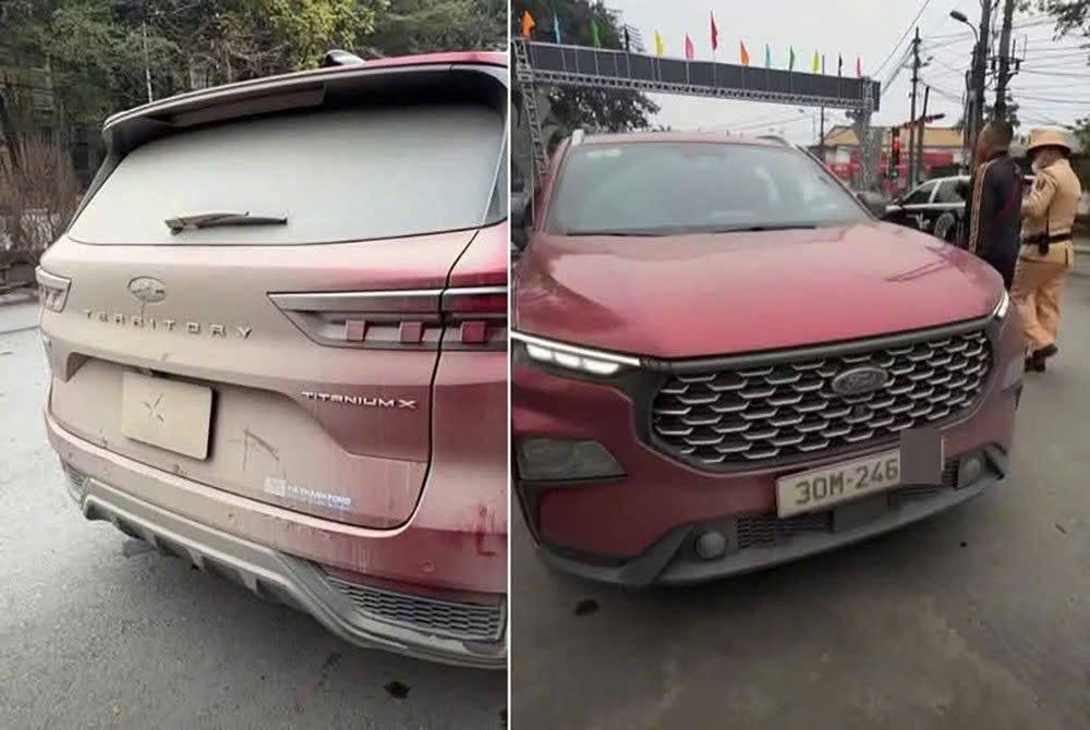 Hà Nội: Xử phạt tài xế điều khiển ô tô gắn biển kiểm soát không rõ chữ, số - ảnh 1