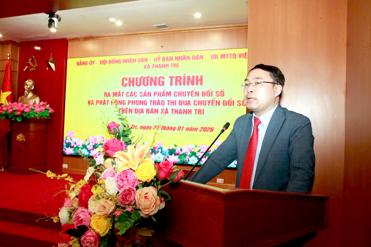 Thanh Trì ra mắt các sản phẩm chuyển đổi số, phát động thi đua giai đoạn 2026 – 2030 - ảnh 6