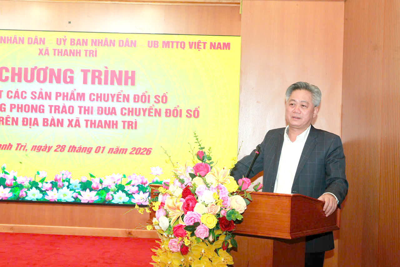 Thanh Trì ra mắt các sản phẩm chuyển đổi số, phát động thi đua giai đoạn 2026 – 2030 - ảnh 5