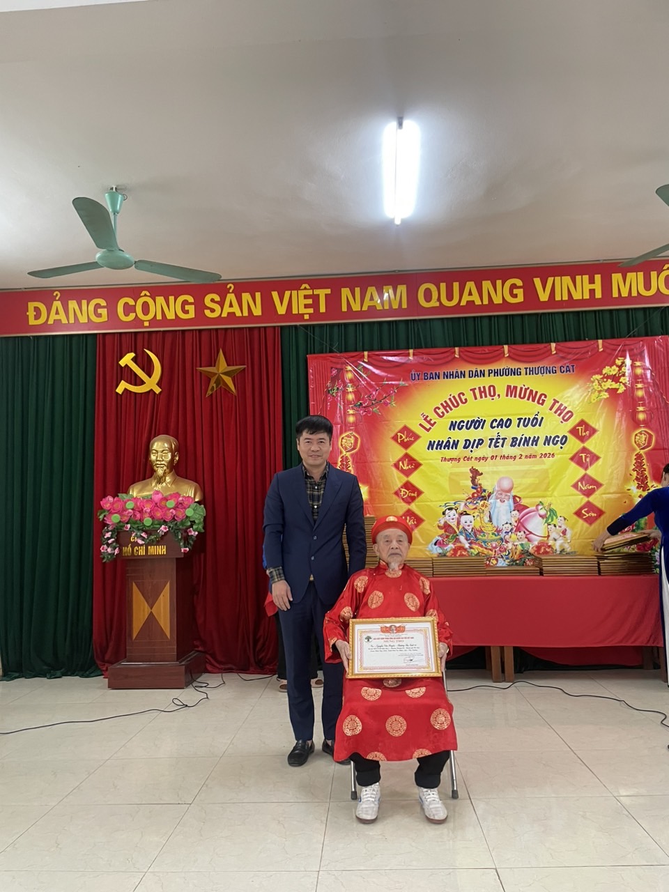 Phường Thượng Cát: Trang trọng tổ chức mừng thọ, chúc thọ 389 người cao tuổi dịp Xuân Bính Ngọ 2026 - ảnh 7