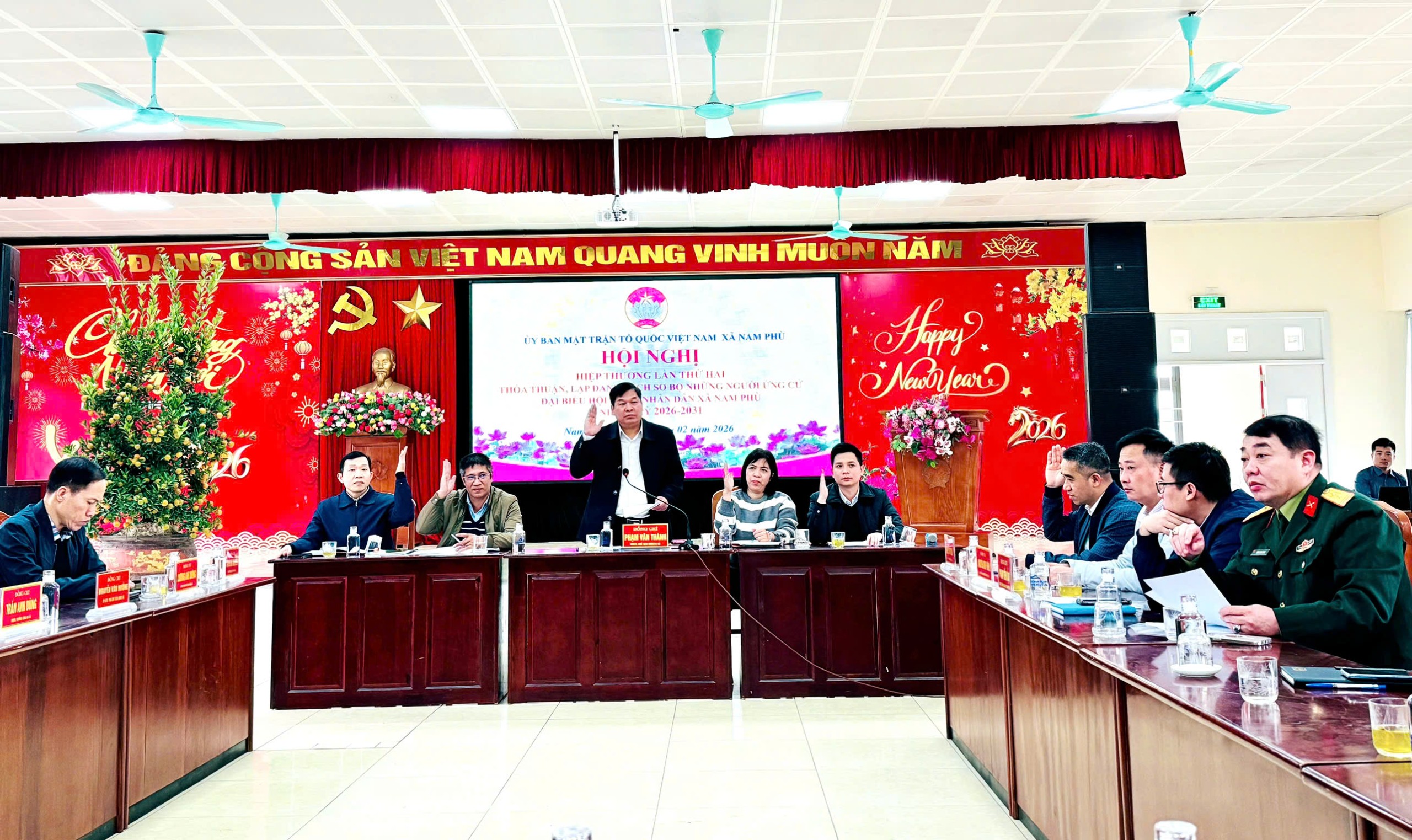 Xã Nam Phù hiệp thương lần hai, thống nhất danh sách sơ bộ 51 người ứng cử HĐND xã nhiệm kỳ 2026-2031 - ảnh 3