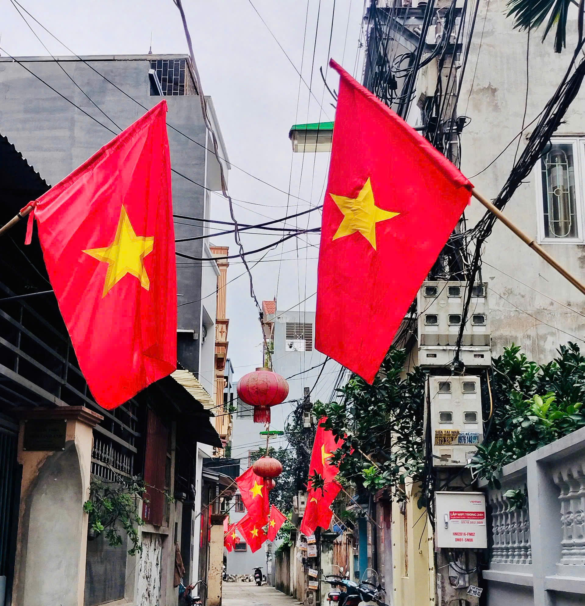 Xã Nam Phù rực rỡ cờ hoa chào mừng 96 năm ngày Thành lập Đảng và đón Xuân Bính Ngọ 2026 - ảnh 2