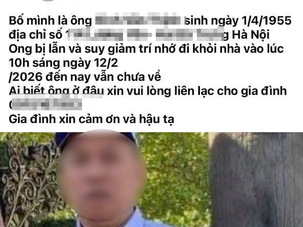 Hà Nội: Tìm thấy người thân đi lạc nhờ thông báo từ Cảnh sát giao thông - ảnh 2