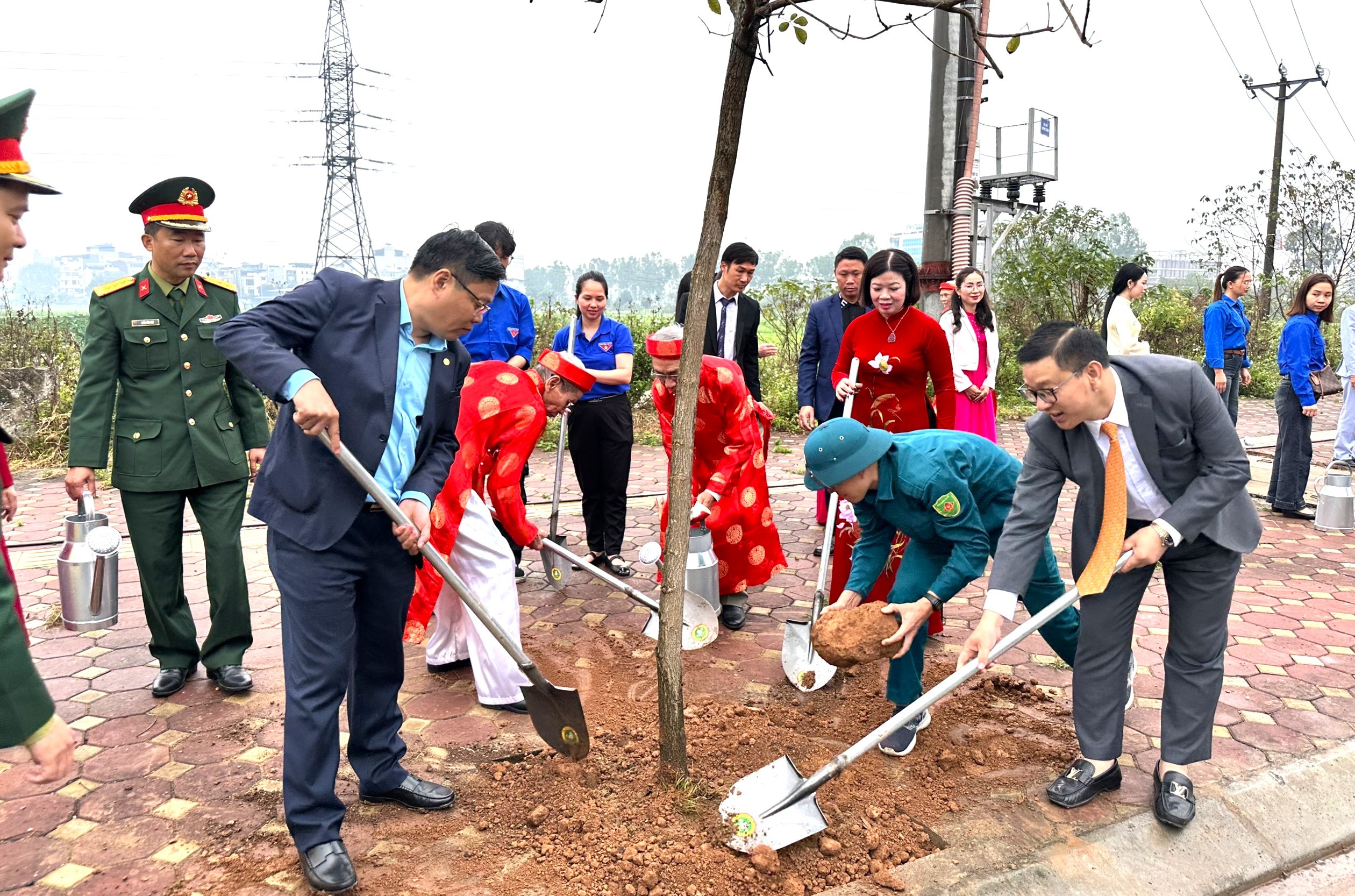 Xã Đại Thanh ra quân trồng cây đầu Xuân Bính Ngọ 2026 - ảnh 3
