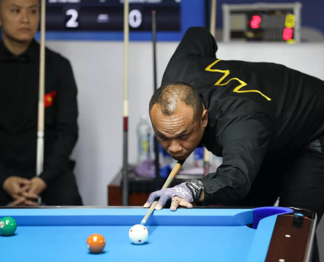 Môn billiards & snooker tiếp tục có một ngày thi đấu sôi nổi - ảnh 1