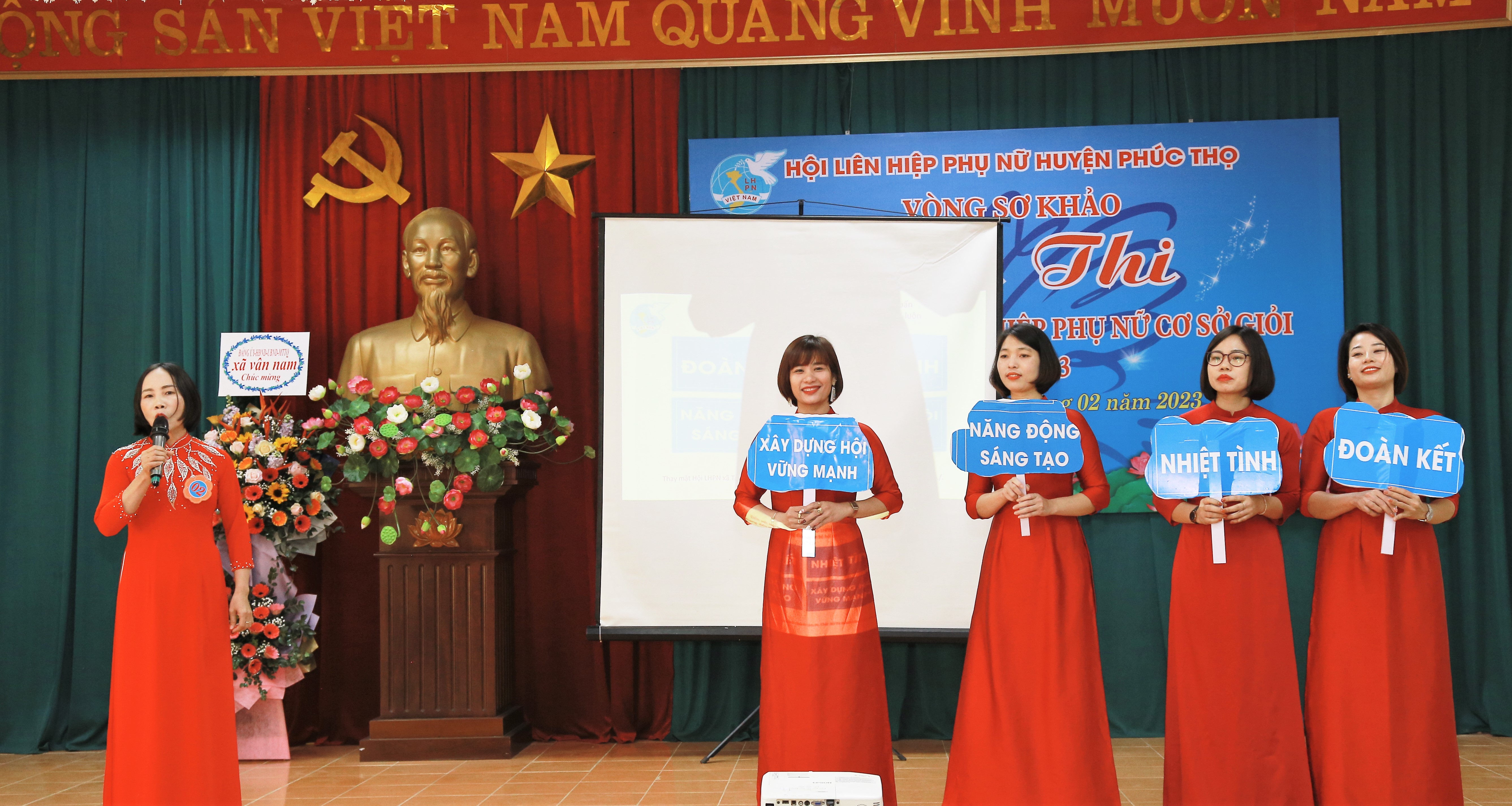 Sôi động hội thi “Chủ tịch Hội LHPN cơ sở giỏi” huyện Phúc Thọ năm 2023 - ảnh 5